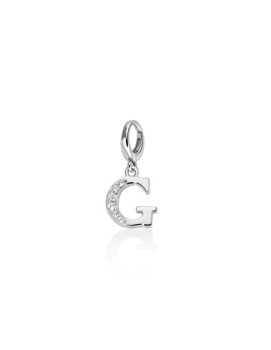 Charm Lettera G Argento 925 con Topazi Naturali – PFD888-G