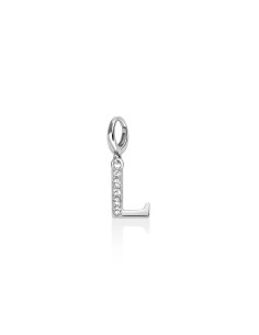 Charm Lettera L Argento 925 con Topazi Naturali –  PFD888-L