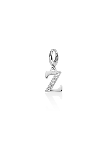Charm Lettera Z Argento 925 con Topazi Naturali – PFD888-Z