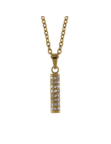 Collana Lettera Acciaio Argento o Dorata – CL.LETT I Magnolia