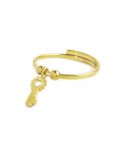 Anello Marlù Chiave con Cristalli in Acciaio – 18AN109G