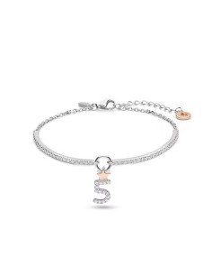 Bracciale Numero 5 Argento 925‰ Rosé con Zirconi | BRA207
