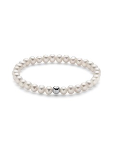 Bracciale Perle Oriente Miluna con Argento 925 Elastico | PBR3734