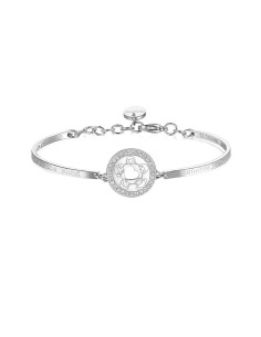 Bracciale Brosway Chakra Grazie Maestra con Cristalli Acciaio e Rosé