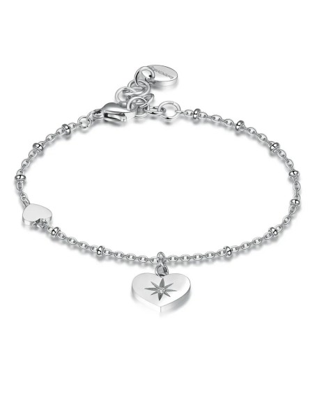 Bracciale Brosway Chant Cuori con Cristallo Swarovski Acciaio | BAH39