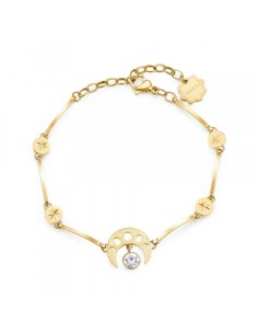 Bracciale Brosway Chakra Luna Oro e Rosé con Cristallo | BHKB015/ BHKB016