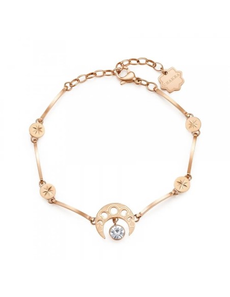 Bracciale Brosway Chakra Luna Oro e Rosé con Cristallo | BHKB015/ BHKB016