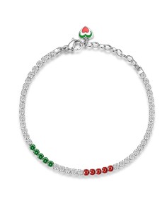 Bracciale Brosway Desideri Tennis Tricolore con Zirconi | BLTD02