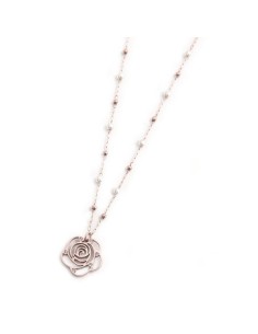 Collana Rosa con Cristalli Marlù – Rosè, Regolabile