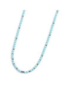 Collana Marlù Turchese Sfaccettato – Regolabile, Collezione Time To