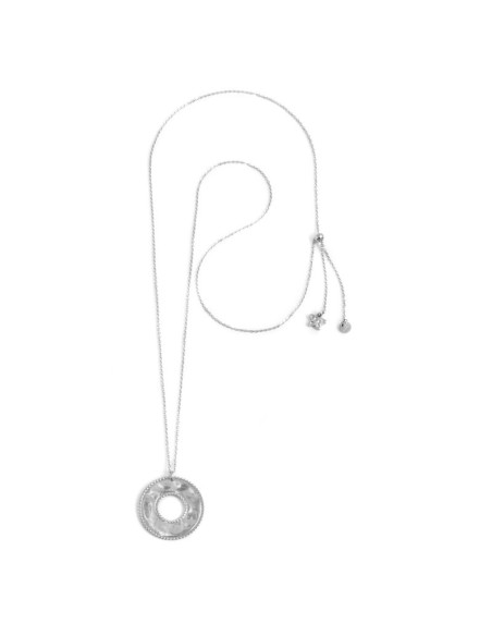 Collana Marlù Lunga Pendente Martellato – Gioielleria Usai